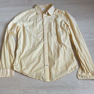 3/$10 Gap Yellow Button Down Long Sleeve Shirt